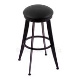 25 inch Laser Swivel Counter Stool With Cushion Seat