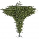 9 foot Upside Down Tree: Clear LED Lights