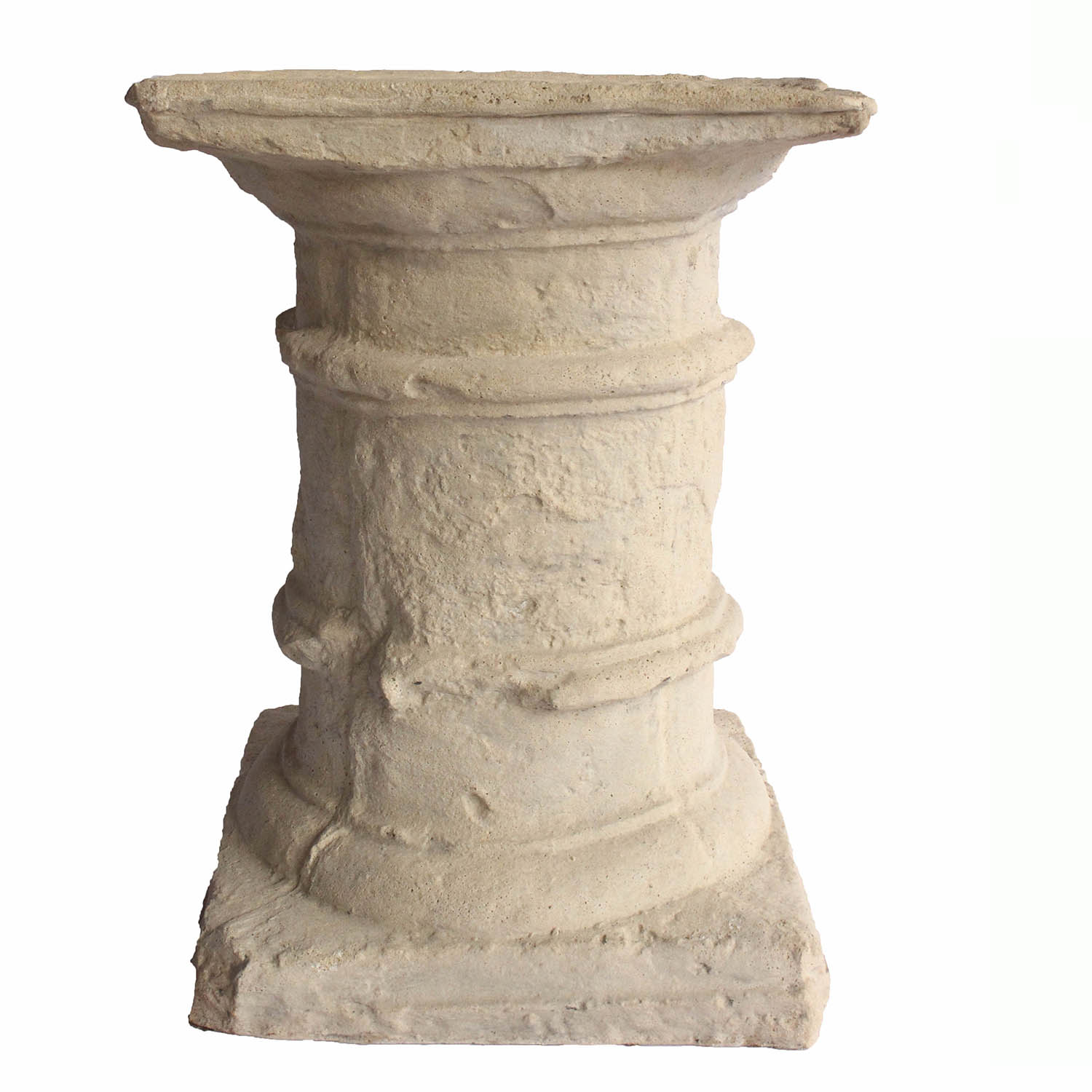 Etruscan Cast Limestone Pedestal