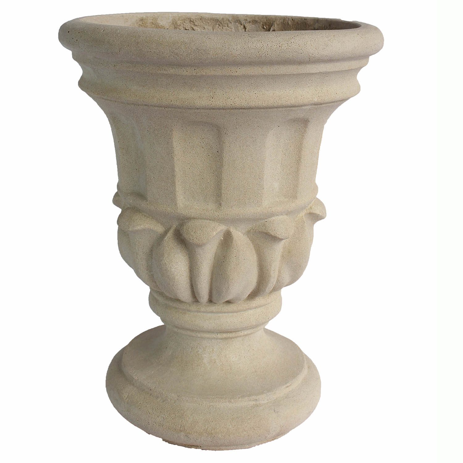 Magnolia Cast Limestone Urn