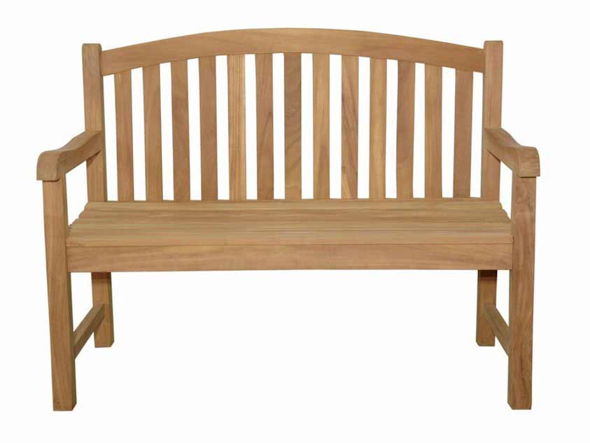 Teak Chelsea 2-Seater Bench