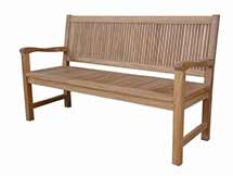 Teak Chester 3-Seater Bench