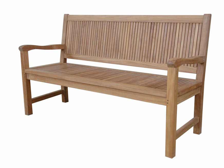 Teak Chester 3-seater Bench