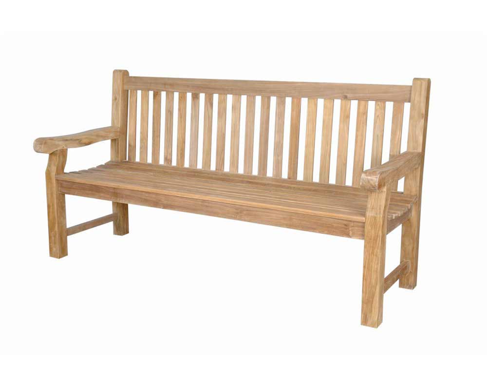 Teak Devonshire 4-Seater Extra Thick Bench