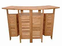 Teak AltaVista Folding Bar Table