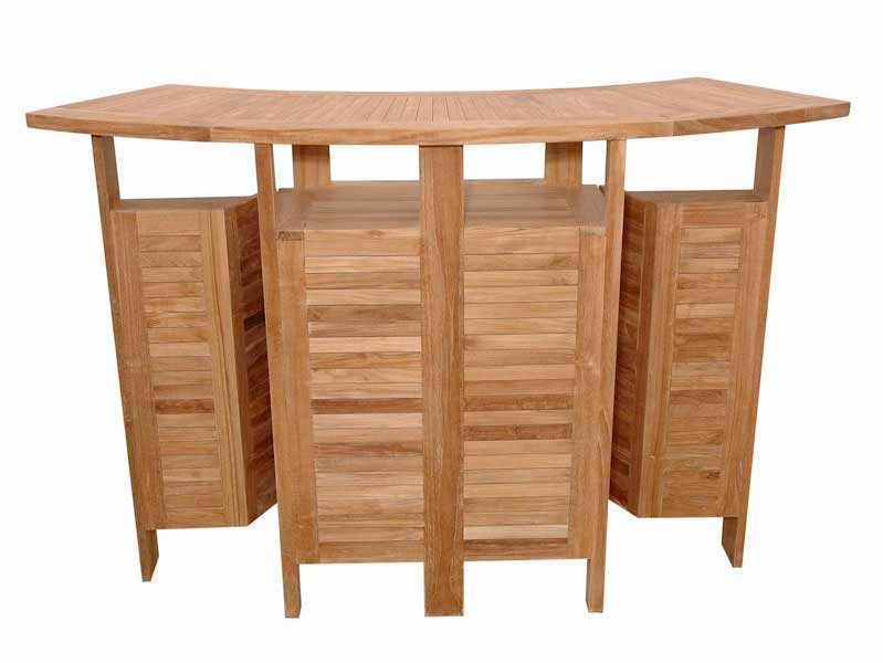 Teak AltaVista Folding Bar Table