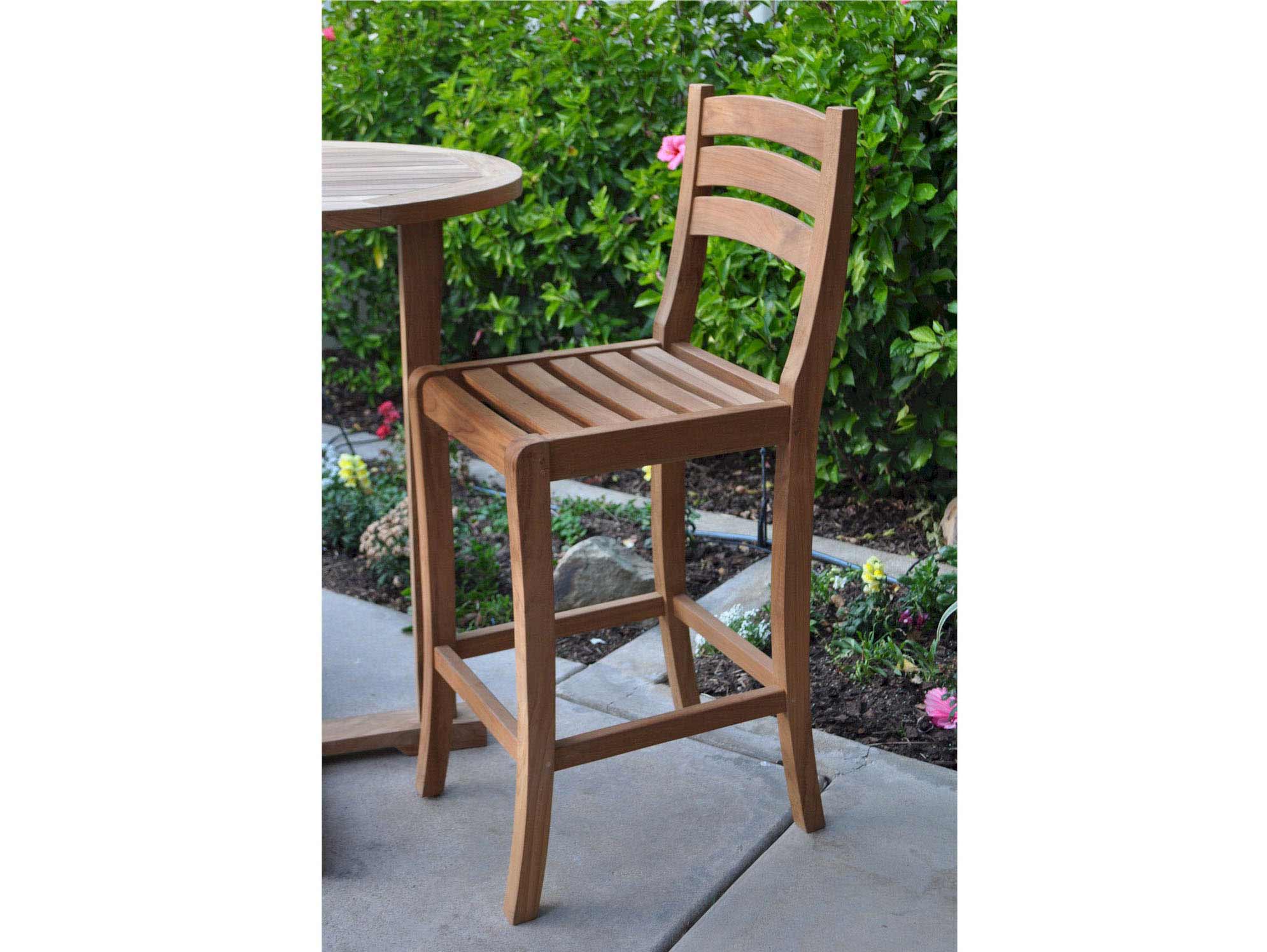 Teak Mandalay Bar Chair