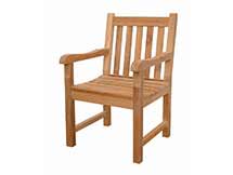 Teak Classic Dining Arm Chair