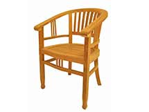 Teak Captains Arm Chair