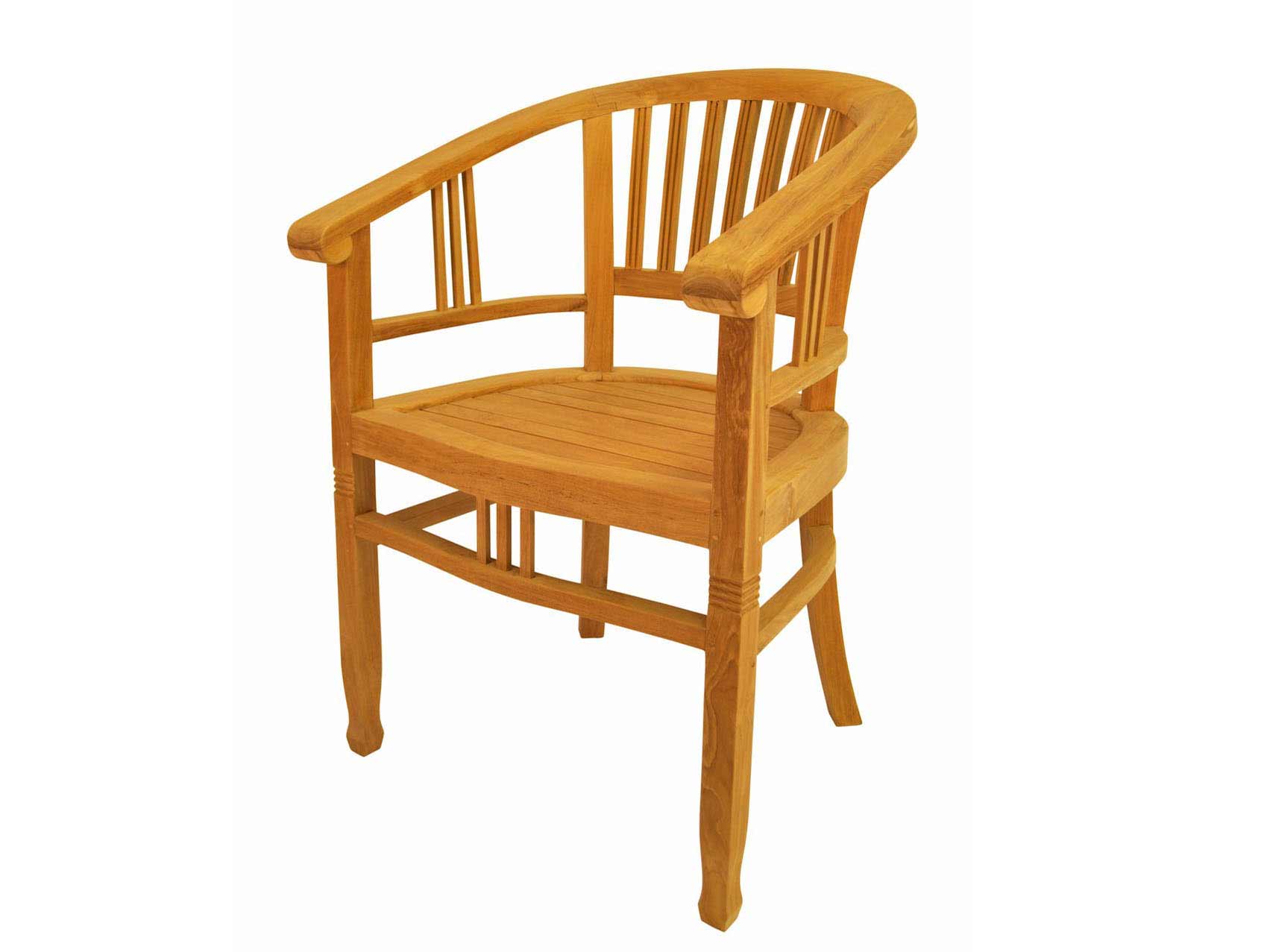 Teak Captains Arm Chair