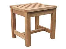 Teak Madison 24 inch Backless Chair