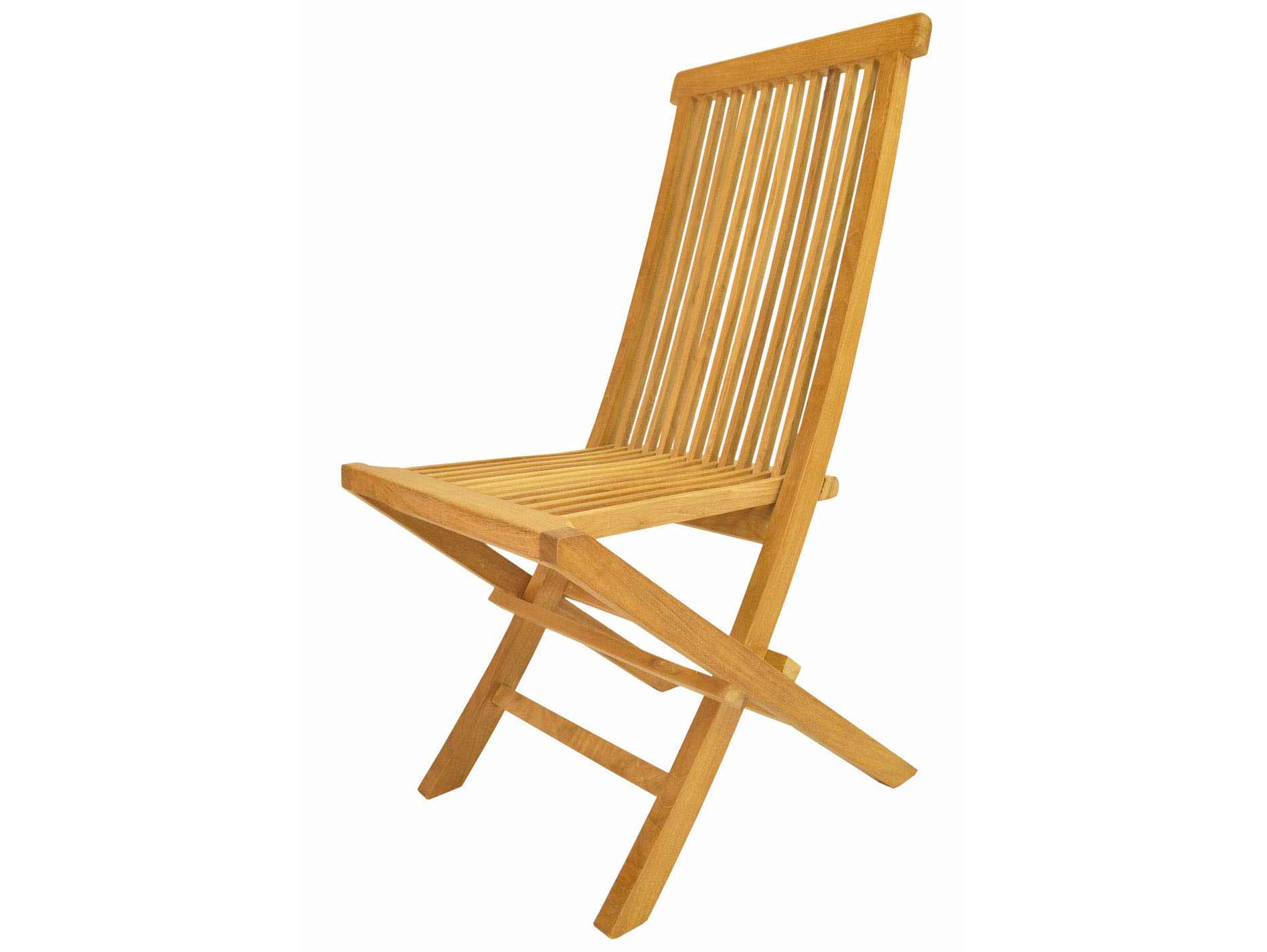 Teak Classic Folding Side Chair (set Of 2)