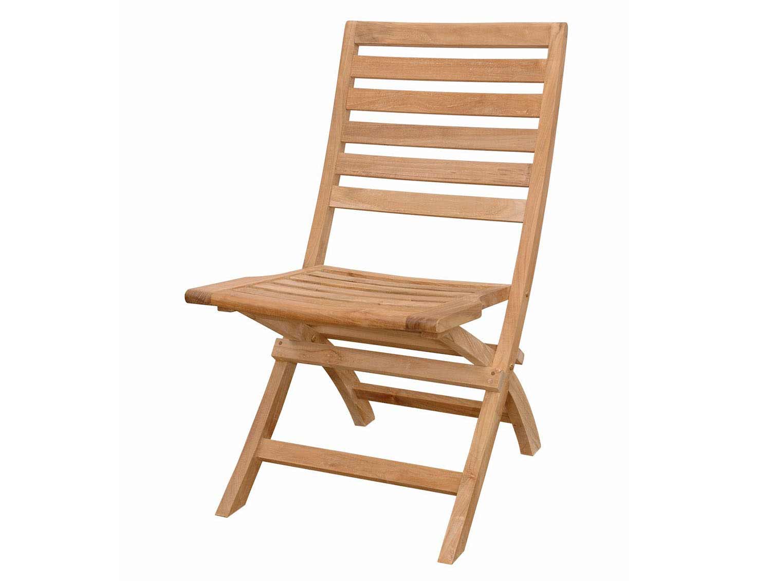 Teak Andrew Folding Side Chair (set Of 2)