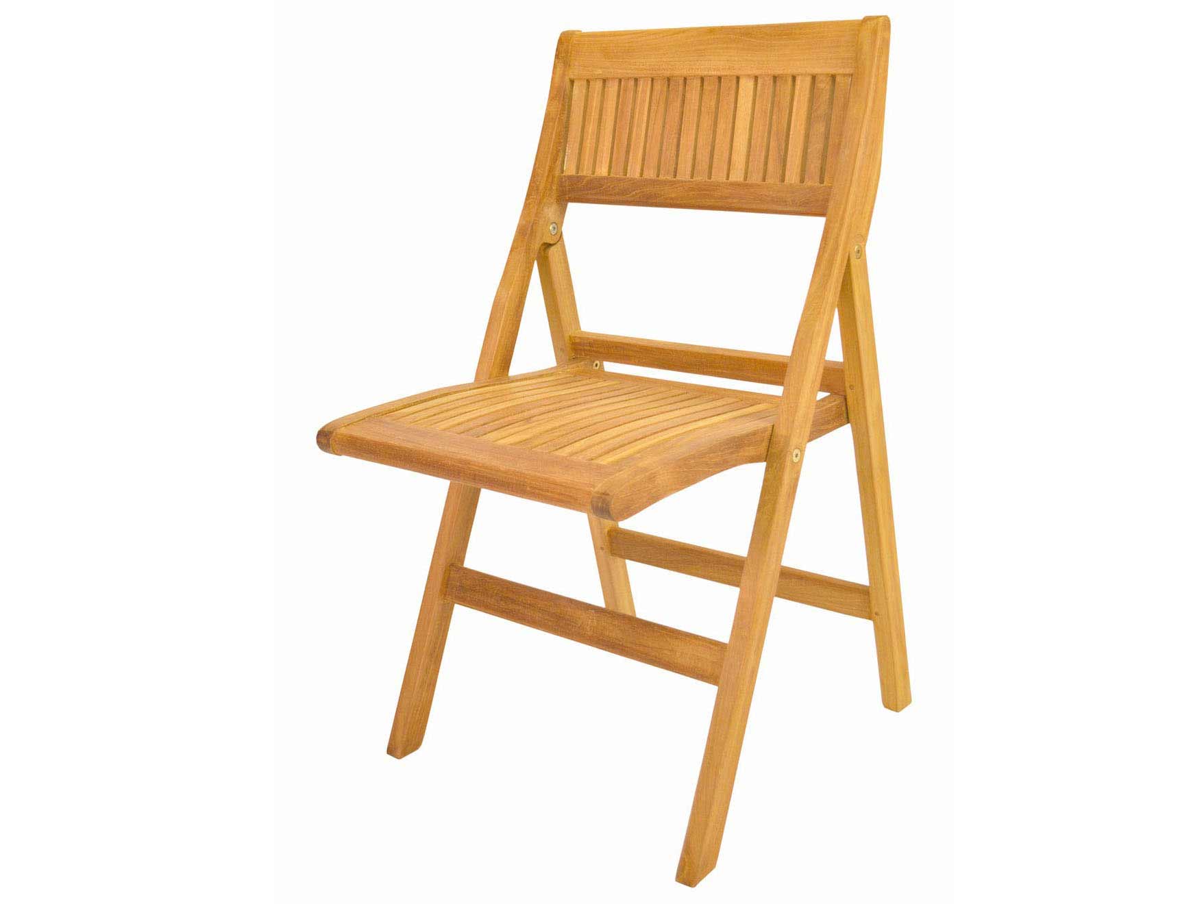 Teak Windsor Folding Side Chair (set Of 2)