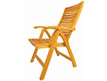 Teak Carina 5-Position Highback Recliner