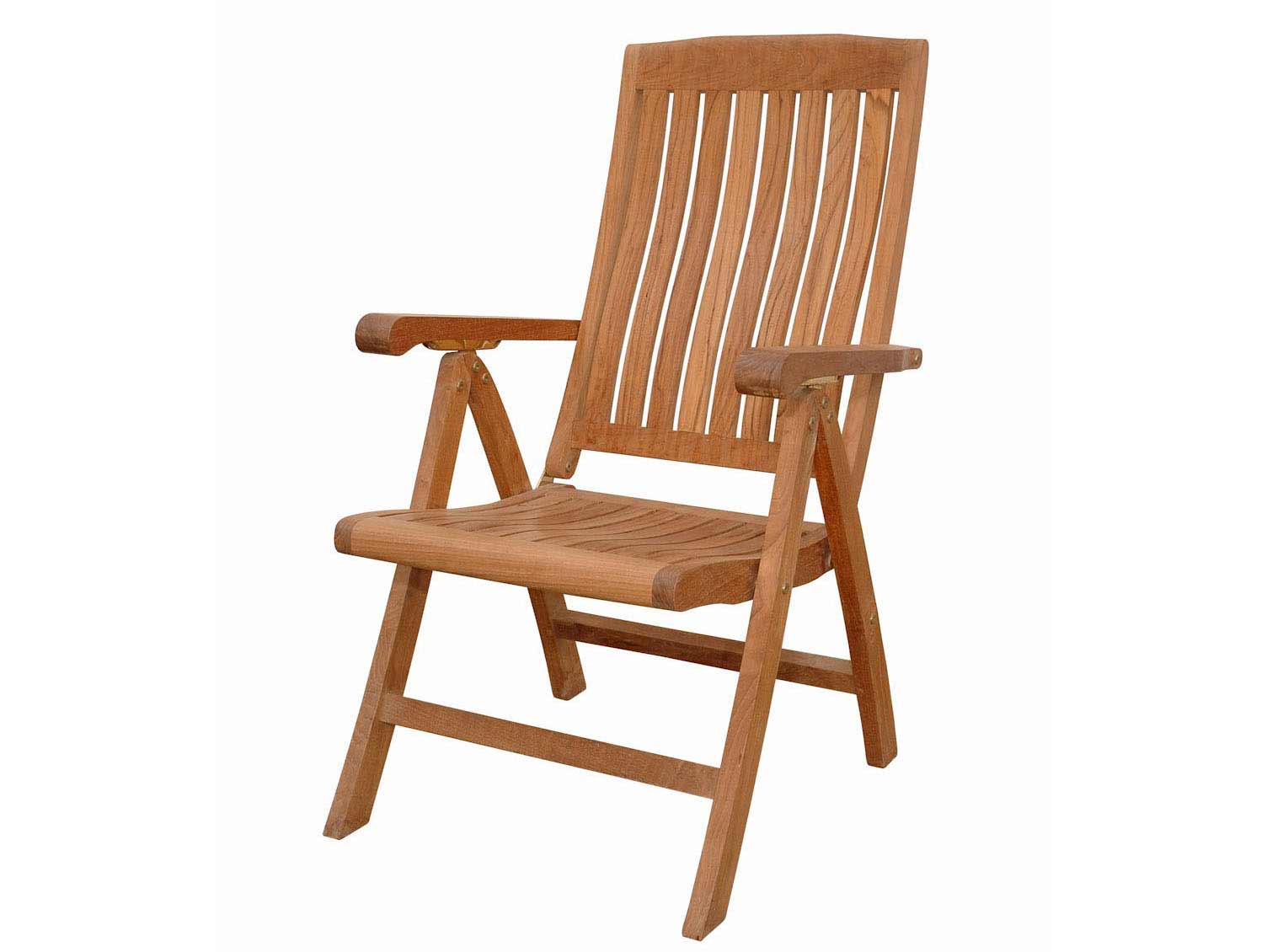 Teak Katana 5-Position Recliner Arm Chair