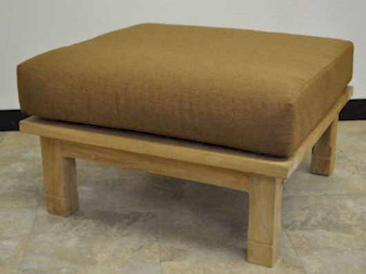 Teak South Bay Deep Seating Ottoman