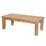 Teak Luxe Rectangular Coffee Table