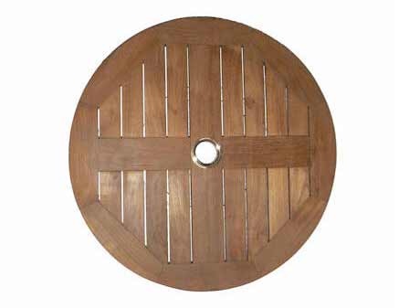 Teak 24 inch Lazy Susan