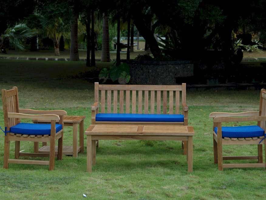 Teak Classic Seating Set with Bahama Side Table