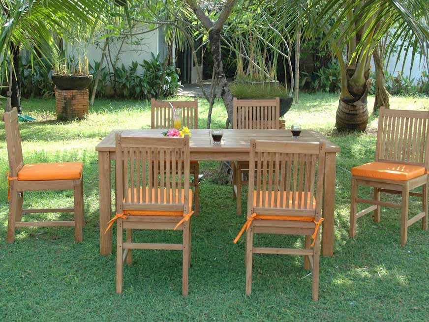 Teak Montage Saratoga Dining Set