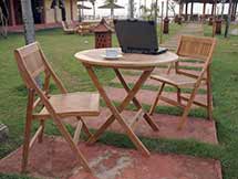 Teak Windsor 31 inch Folding Picnic Set