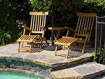 Teak Royal Steamer Arm Chair Set