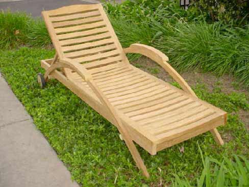 Teak Innova Sun Lounger