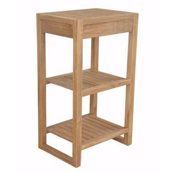 Teak Spa 2-Shelf Table