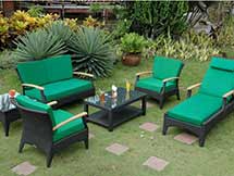 Rattan Outdoor Patio Bellagio Deep Seating Set