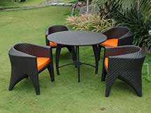 Rattan Outdoor Patio Montebello Conversation Set