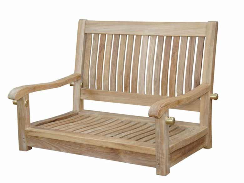 Teak 36 Inch Del-amo Straight Swing Bench