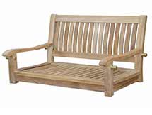Teak 48 inch Del-Amo Straight Swing Bench