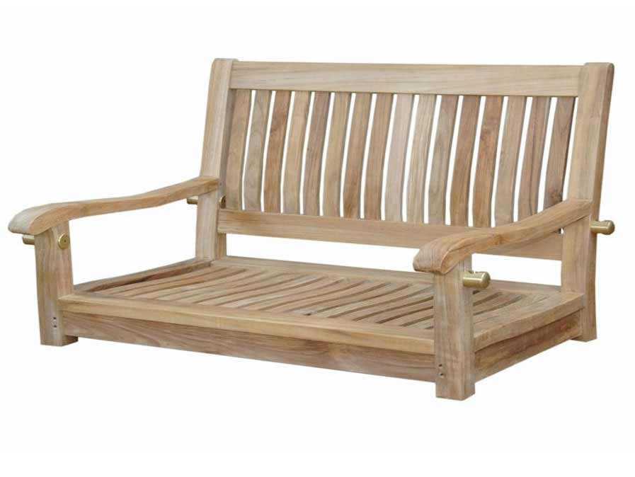 ADNSW004S Teak 48 inch Del-Amo Straight Swing Bench sku ADNSW004S