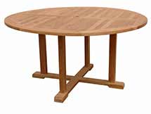 Teak 5 foot Tosca Round Table