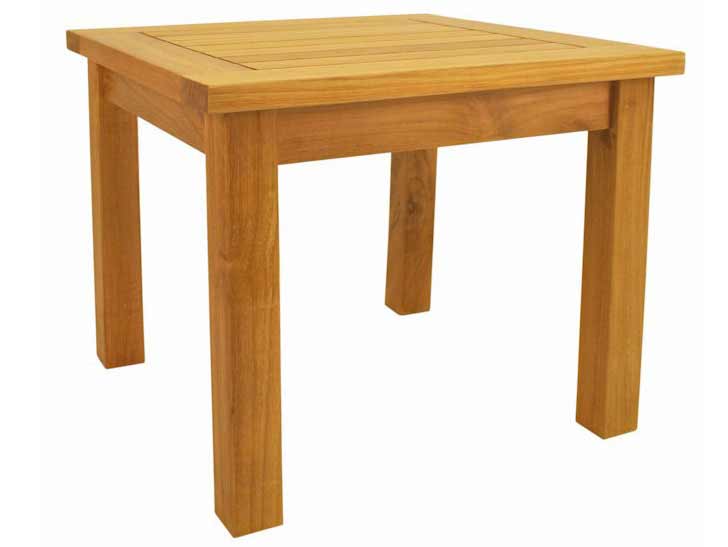 Teak 20 Inch Bahama Square Mini Table