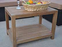 Teak Windsor 2-Tier Side Table