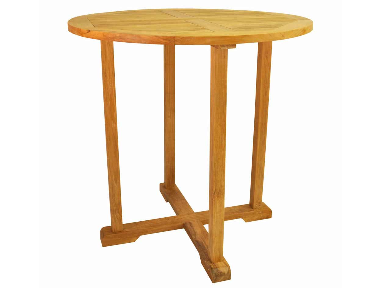 Teak 39 Inch Bahama Round Bar Table