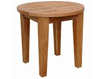 Teak 20 inch Brianna Round Side Table