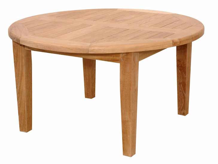 Teak 35 Inch Brianna Round Coffee Table