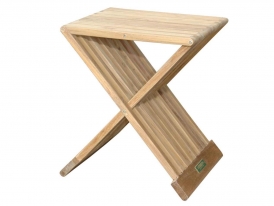 Teak 16 inch Marilla Side Folding Table