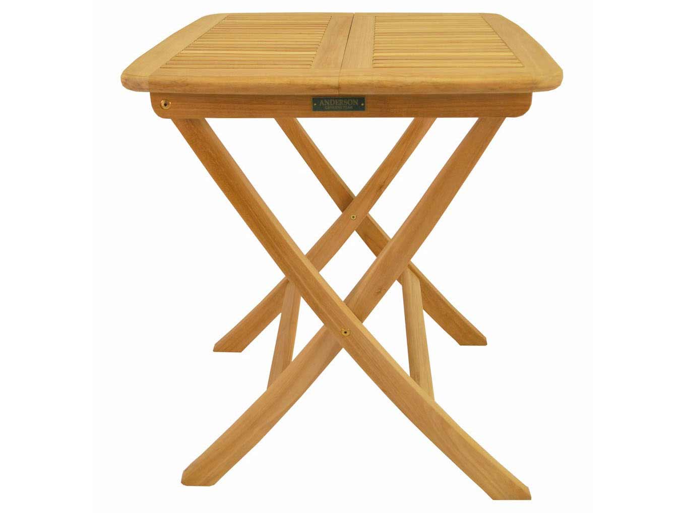 Teak 24 Inch Windsor Square Picnic Folding Table