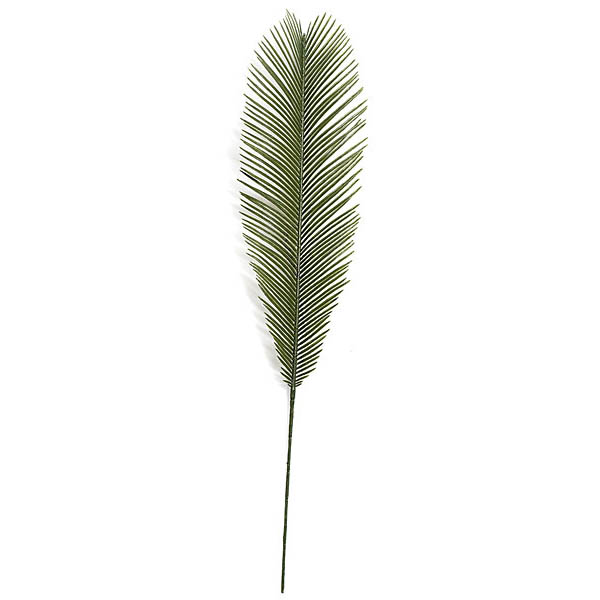36 inch Outdoor Artificial Light Green Cycas Palm Branch (Set of 12)