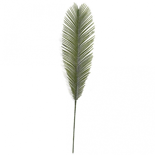 36 inch Outdoor Artificial Light Green Cycas Palm Branch (Set of 12)