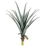 29 inch Artificial Green/Blue Dracaena Plant: Unpotted