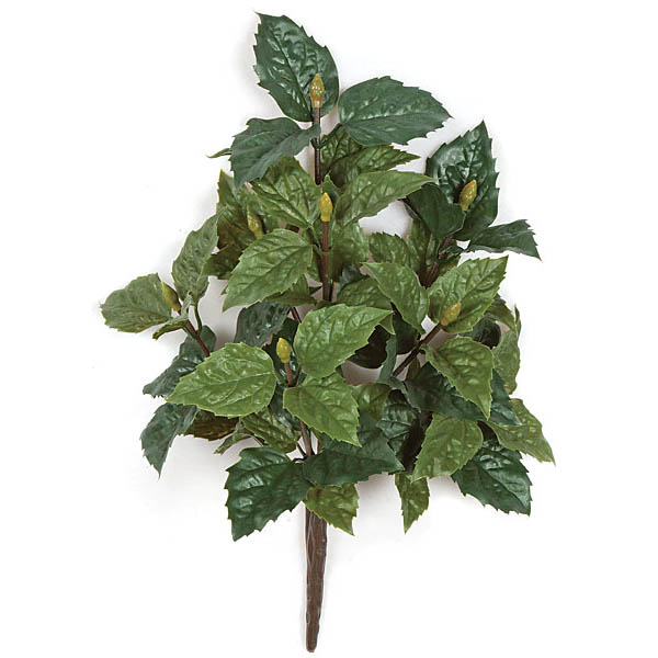 inch Outdoor Artificial Green Hibiscus Bush: Unpotted