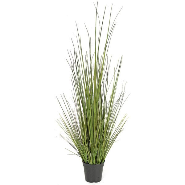 inch Fire Retardant PVC Onion Grass: Potted (Set of 3)