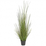45 inch Fire Retardant PVC Onion Grass: Potted (Set of 3)