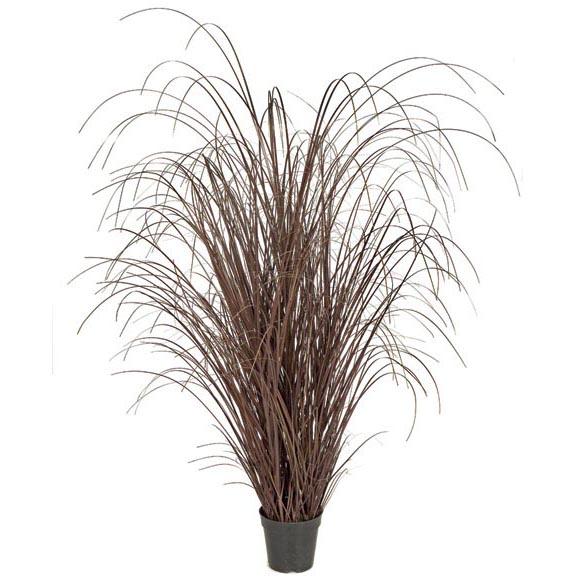 50 inch Fire Retardant PVC Onion Grass: Potted (Set of 2)