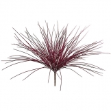 19 inch Artificial Outdoor Burgundy Onion Grass: Unpotted